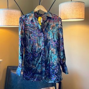 *NWT* 100% Silk Etcetera Blouse